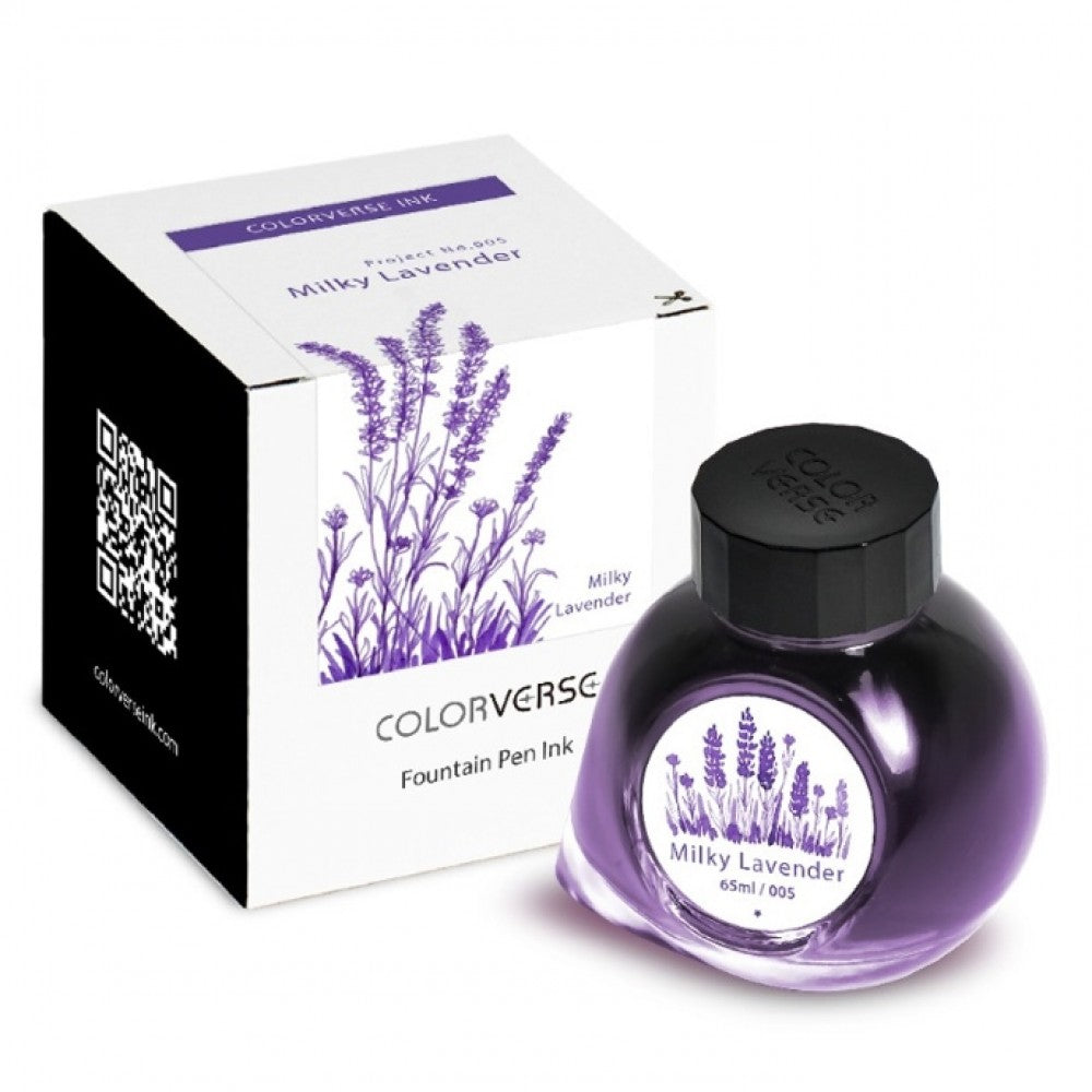 Colorverse | Project Series | Fountain Pen Ink | Milky Lavender | 65ml - penpencilink