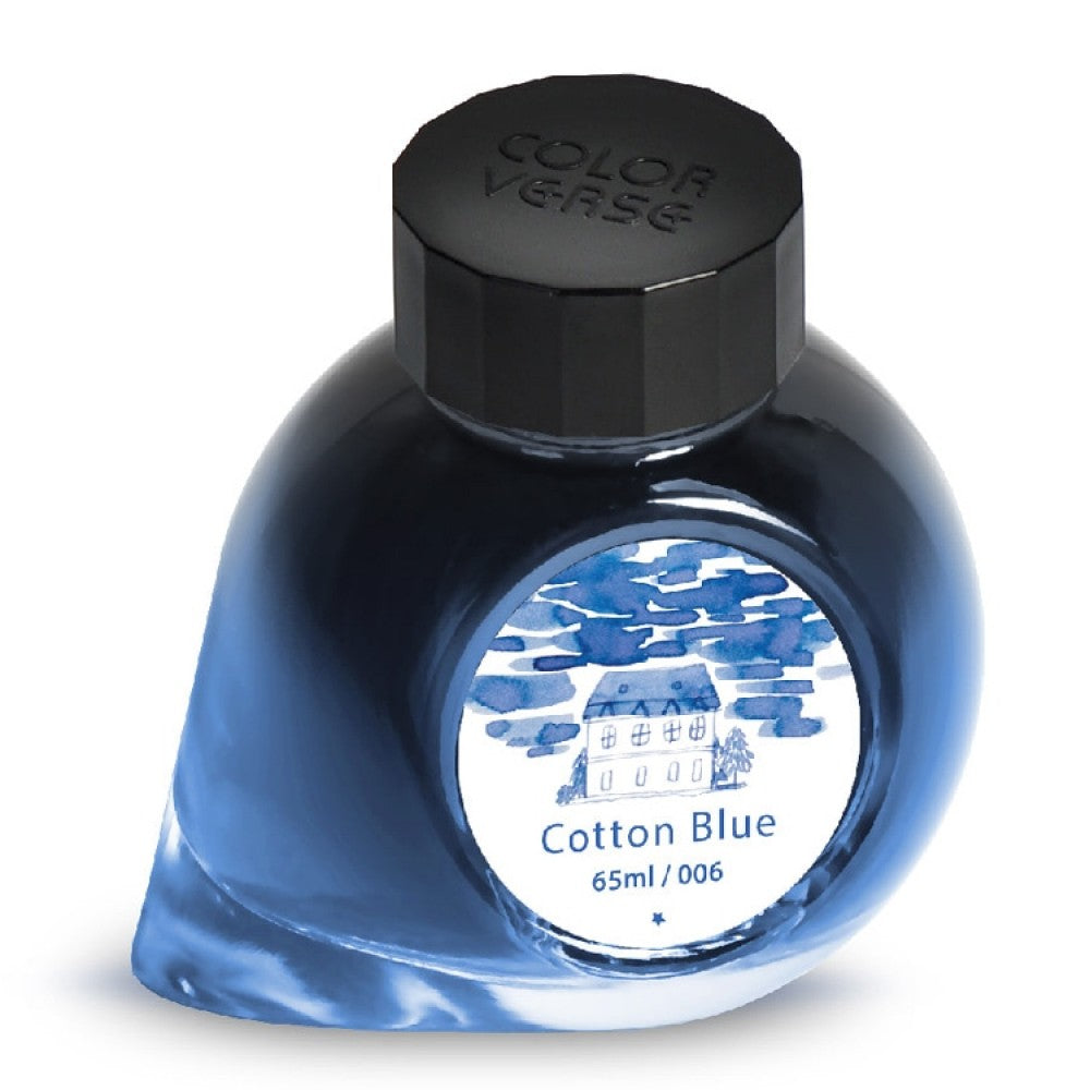 Colorverse | Project Series | Fountain Pen Ink | Cotton Blue | 65ml - penpencilink