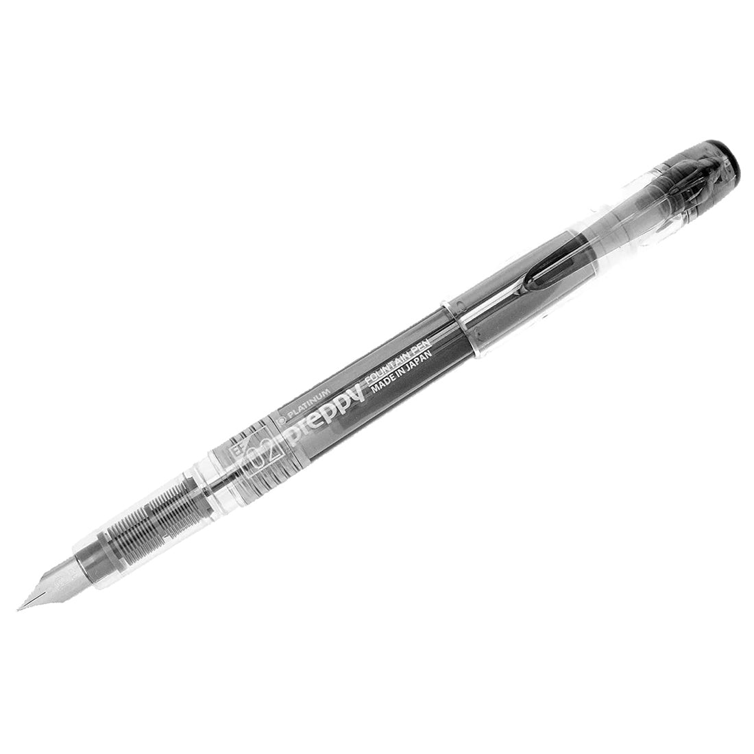 Platinum Preppy Extra Fine 02 Nib Black & Red Fountain Pen With Cartridges - Easy to Use, Stainless Steel Nib, Slip Seal Cap Mechanism, Smooth Writing