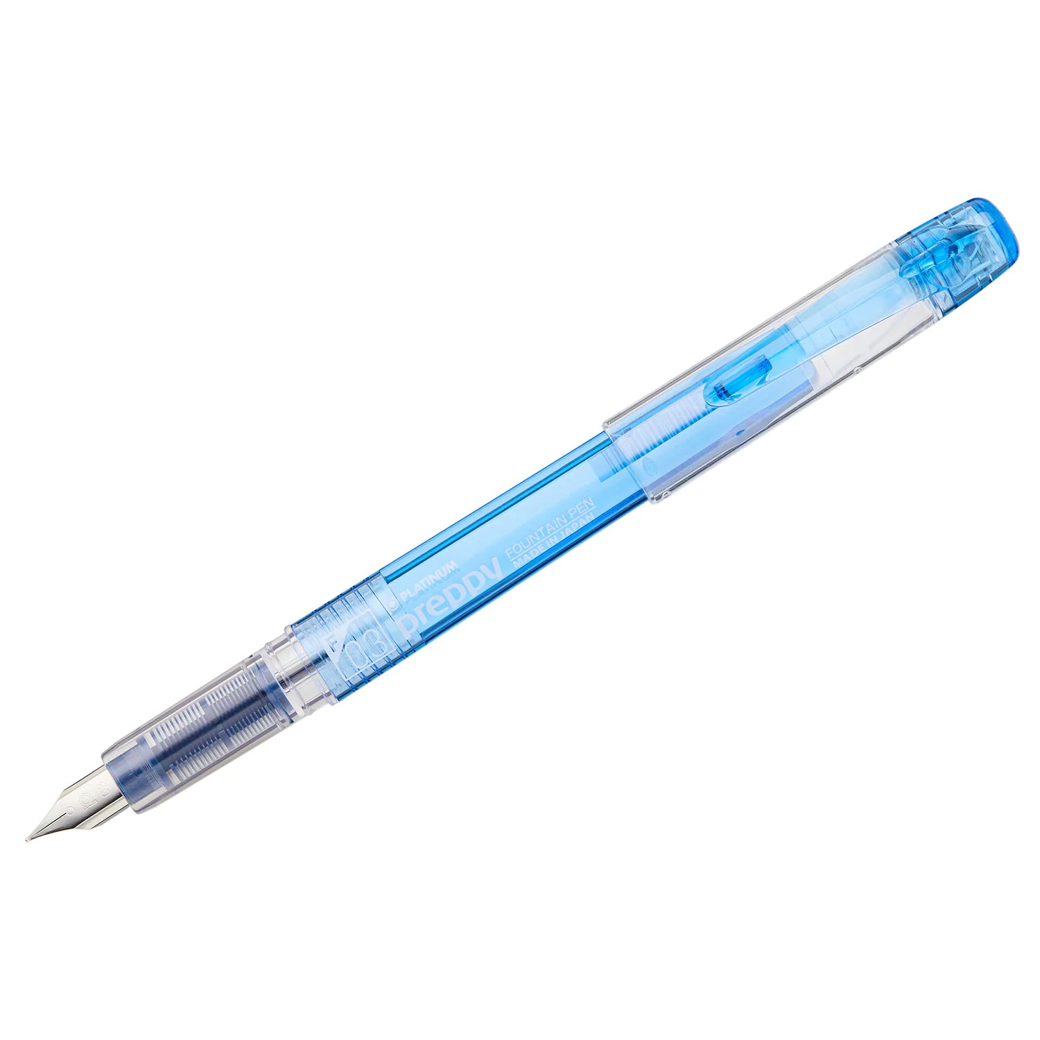 Platinum Preppy 03 Fine Nib Fountain Pen - Blue - Easy to Use, Stainless Steel Nib, Slip Seal Cap Mechanism, Smooth Writing