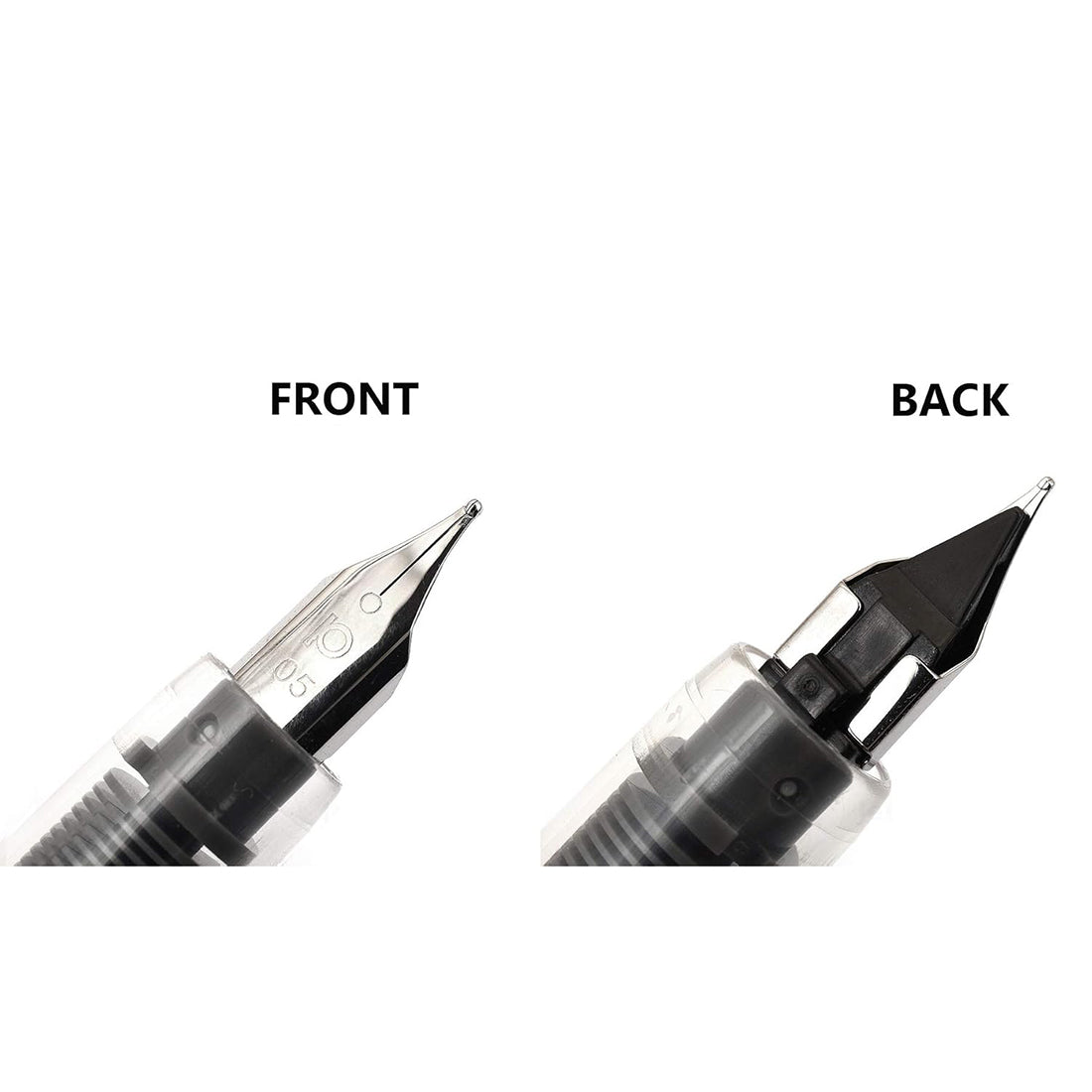 Platinum Prefounte Fountain Ink Pen with SS 05 Medium Nib, Translucent Graphite Blue Barrel, Cap, Blue-Black Ink Cartridge Included, Slip & Seal Cap Design, Ideal For Adults Daily Use Beginners