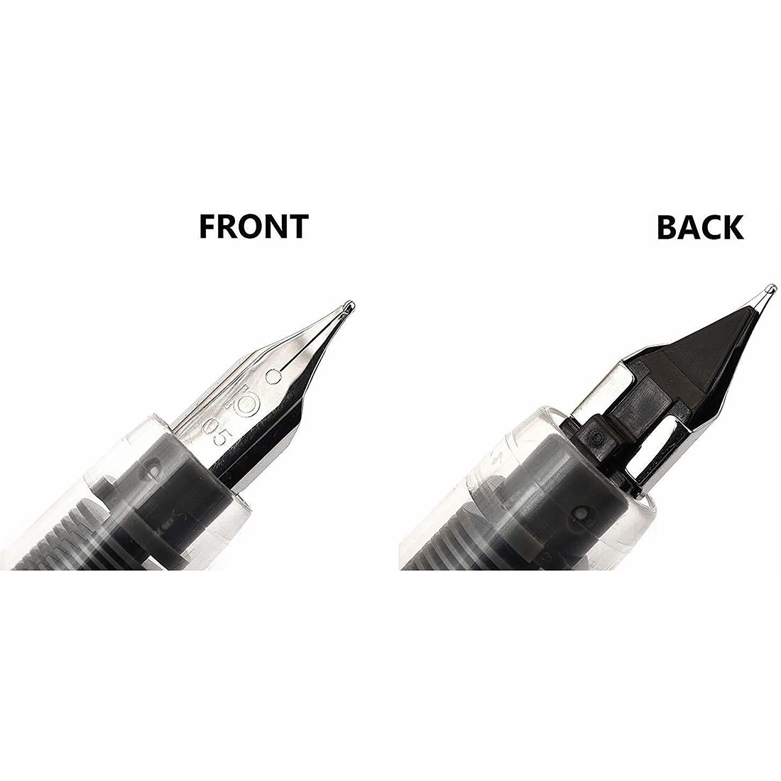 Platinum Prefounte Fountain Ink Pen with SS Medium Nib, Translucent Night Sea Blue Barrel, Cap, Blue-Black Ink Cartridge Included, Slip & Seal Cap Design, Ideal for Adults Daily Use