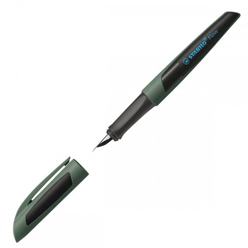 Stabilo | Flow Sporty | Fountain Pen | Forest-black - penpencilink