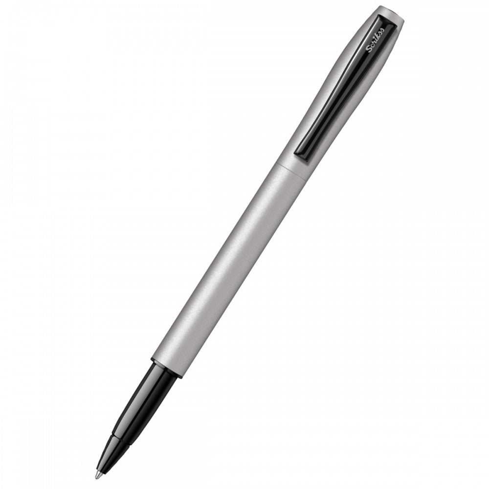 Scrikss Carnival Rollerball Pen - Matte Satin Silver