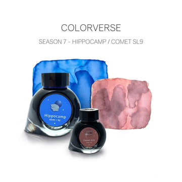 Colorverse Season 7 | Blue | Fountain Pen Ink Bottled | Eye On The Universe | Hippocamp & Comet SL9 Ink Set