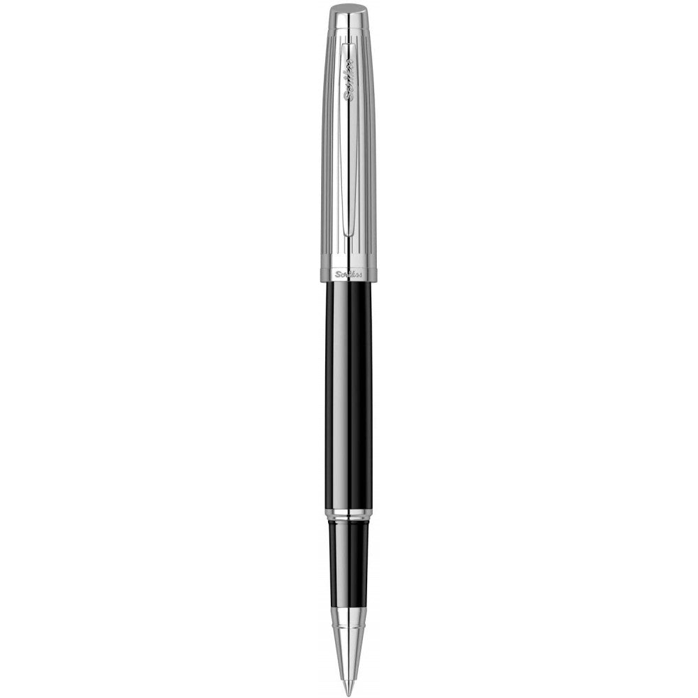 Scrikss Oscar 39 Rollerball Pen | Black Chrome CT