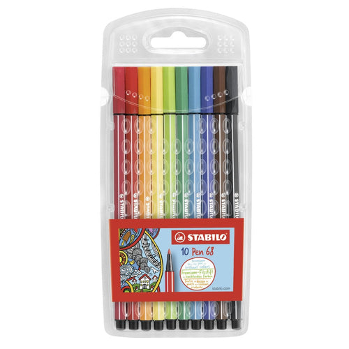 Stabilo | Pen 68 | Pack Of 10 - penpencilink