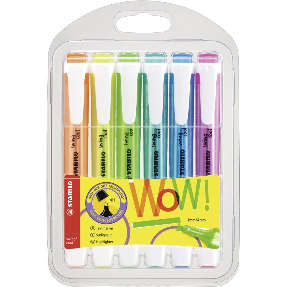 Stabilo | Swing Cool | Pack Of 6Pcs - penpencilink