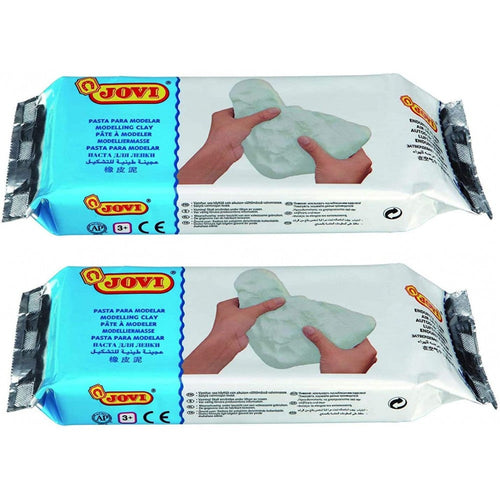 Jovi | European Air-Dry | Modelling Clay | White | 2 Packet | 250 Grams Each