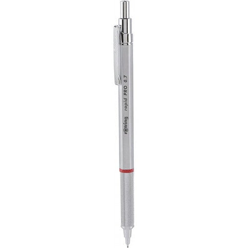 Rotring | Mechanical Pencil | HB Lead | Silver | Rapid Pro | 0.7mm