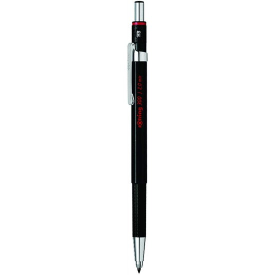 Rotring | 2mm Mechanical Pencil | HB Lead | Black | 300 Series
