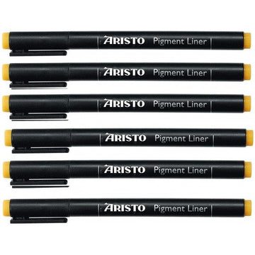 Aristo | Pigment Liner | 0.3mm | Set of 6 Pens