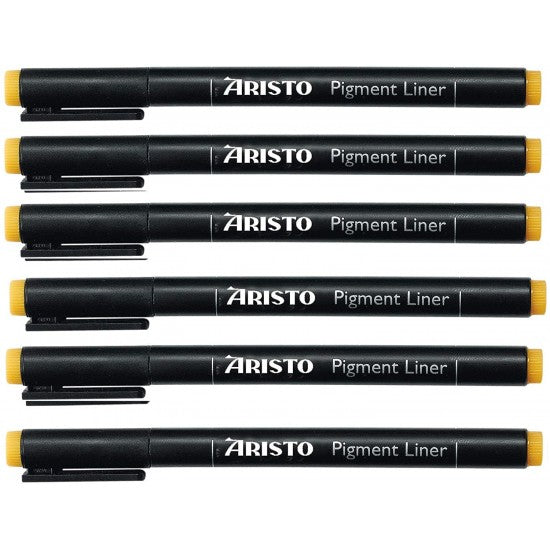 Aristo | Pigment Liner | 0.3mm | Set of 6 Pens