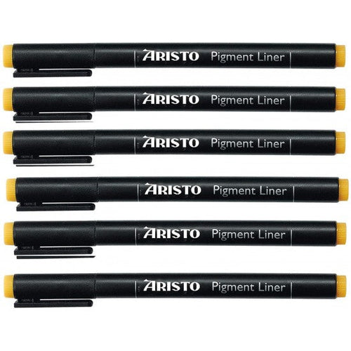 Aristo | Pigment Liner | 0.3mm | Set of 6 Pens