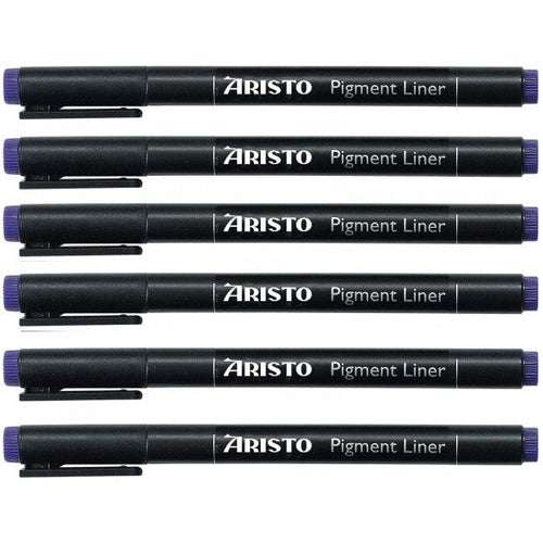 Aristo | Pigment Liner | 0.1mm | Set 6 Pens
