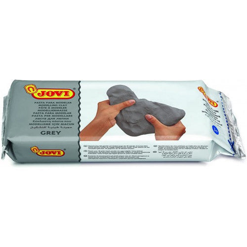 Jovi | European Air-Dry | Modelling Teracotta Clay | Grey | 1 Packet of 1kg