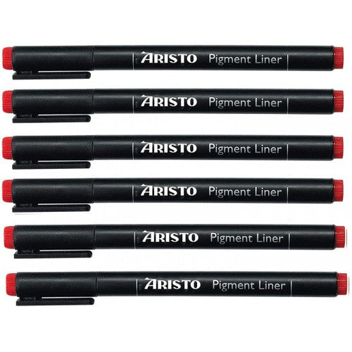 Aristo | Pigment Liner | 0.4mm | Set of 6 Pens