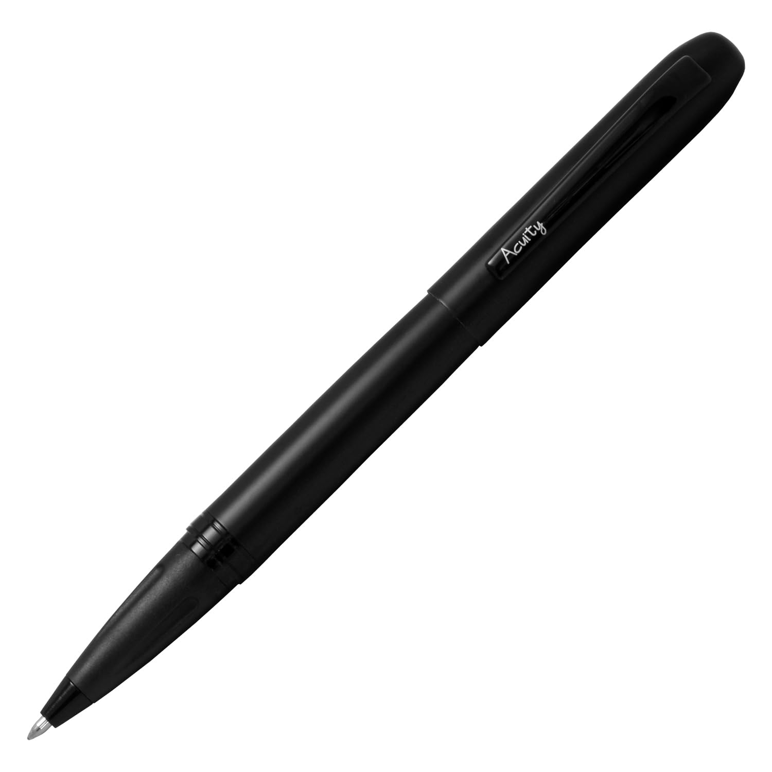 Acuity Roller Gel Pen - Metal Body with Matte Black Finish - Magnetic Cap Auto-Close Mechanism - It Comes with a Pen Pouch - Ink Colour Blue - 10004
