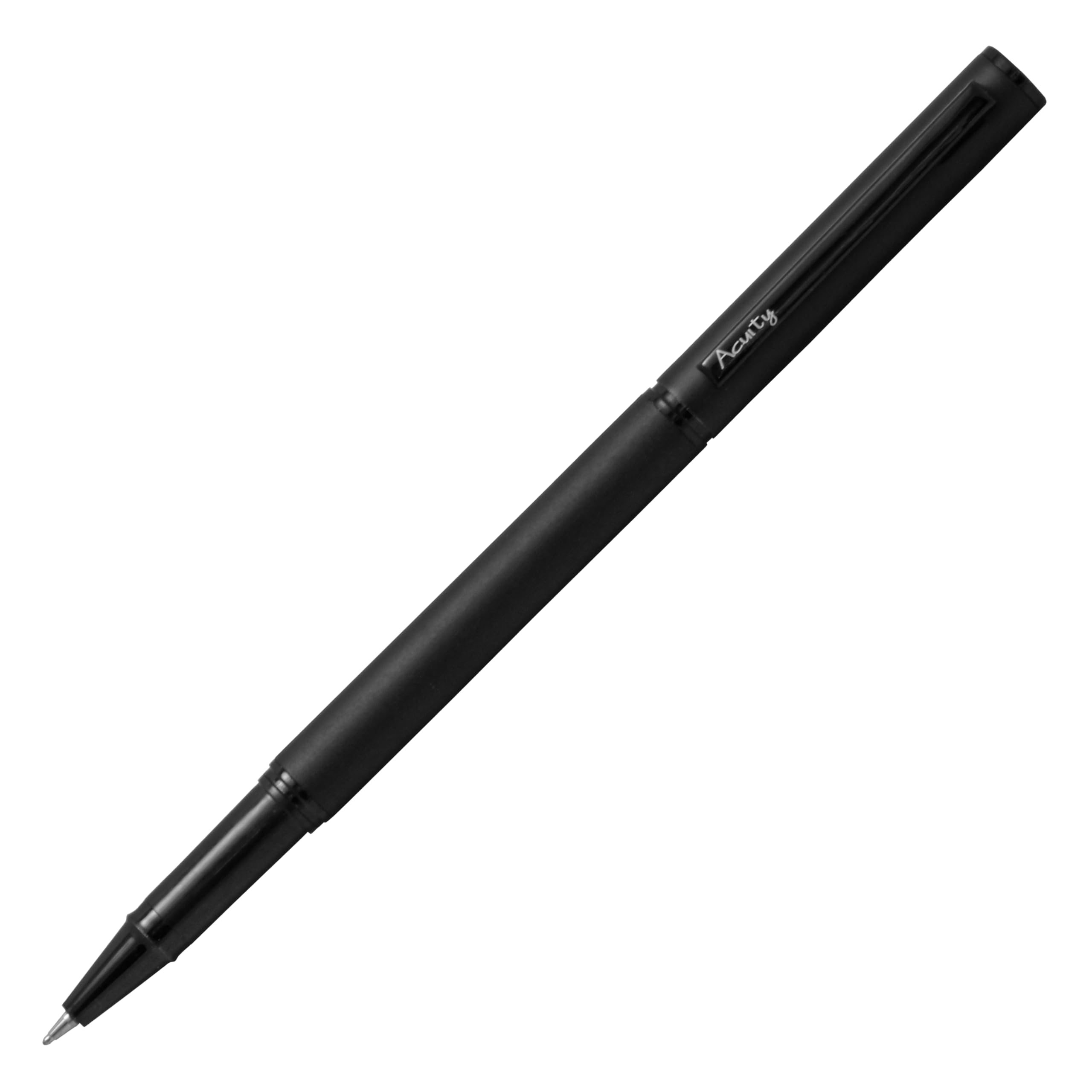 Acuity Ball Point Pen - Matte Black Smooth Metal Body - 10006
