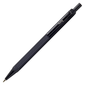Acuity Square Shape Ball Point Pen with Matte Black Coated Metal Body - Comes in a Pen Pouch - 10014