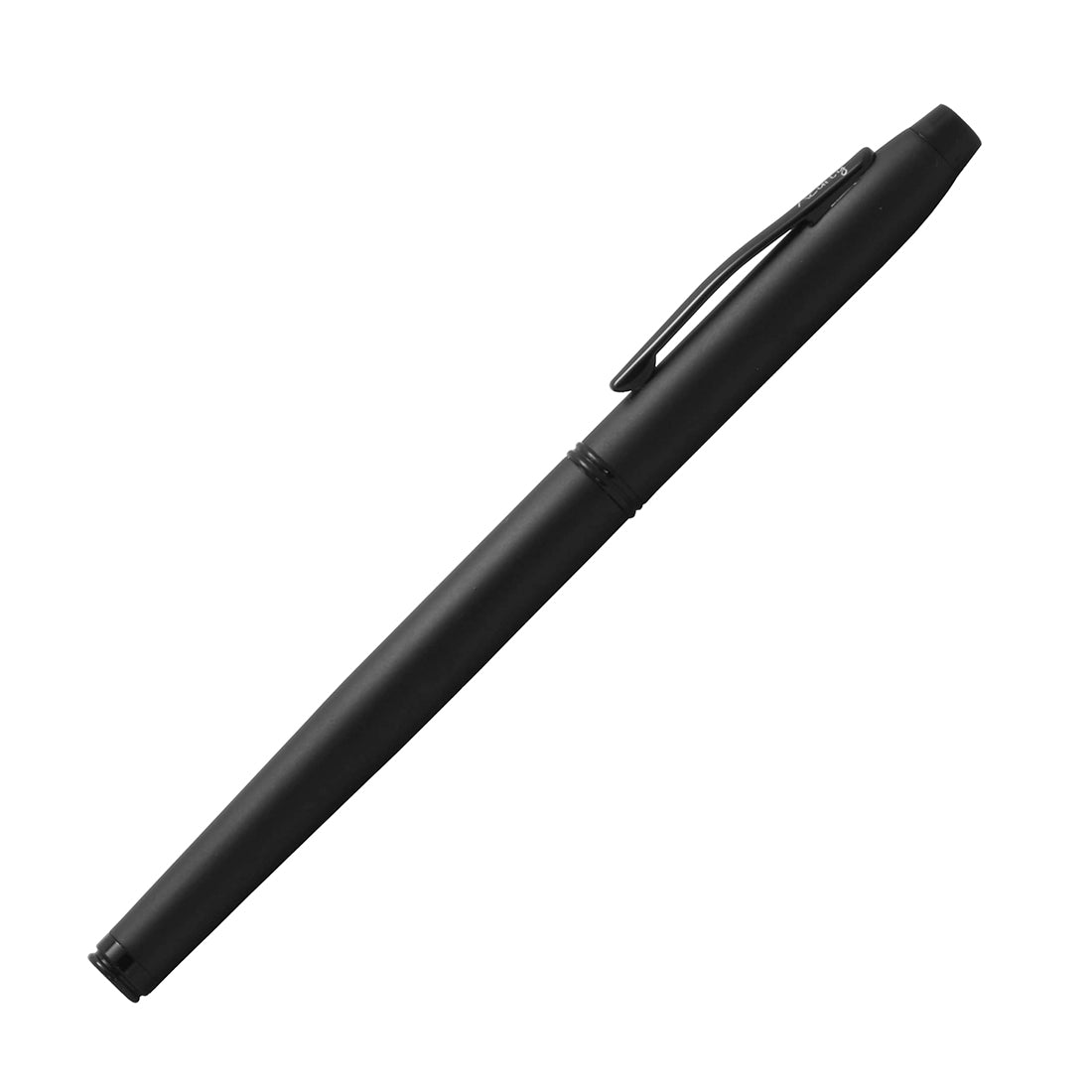 Acuity Roller Ball Pen - Metal Body with Matte Black Finish & Glossy Black Accessories - Comes in a Pen Pouch - Ink Colour Blue - 10018 Blk