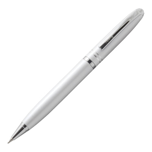 Acuity Ball Point Pen - Metal Body with Shiny White Finish and SS Accessories - It Comes in a Pouch - 10024 White