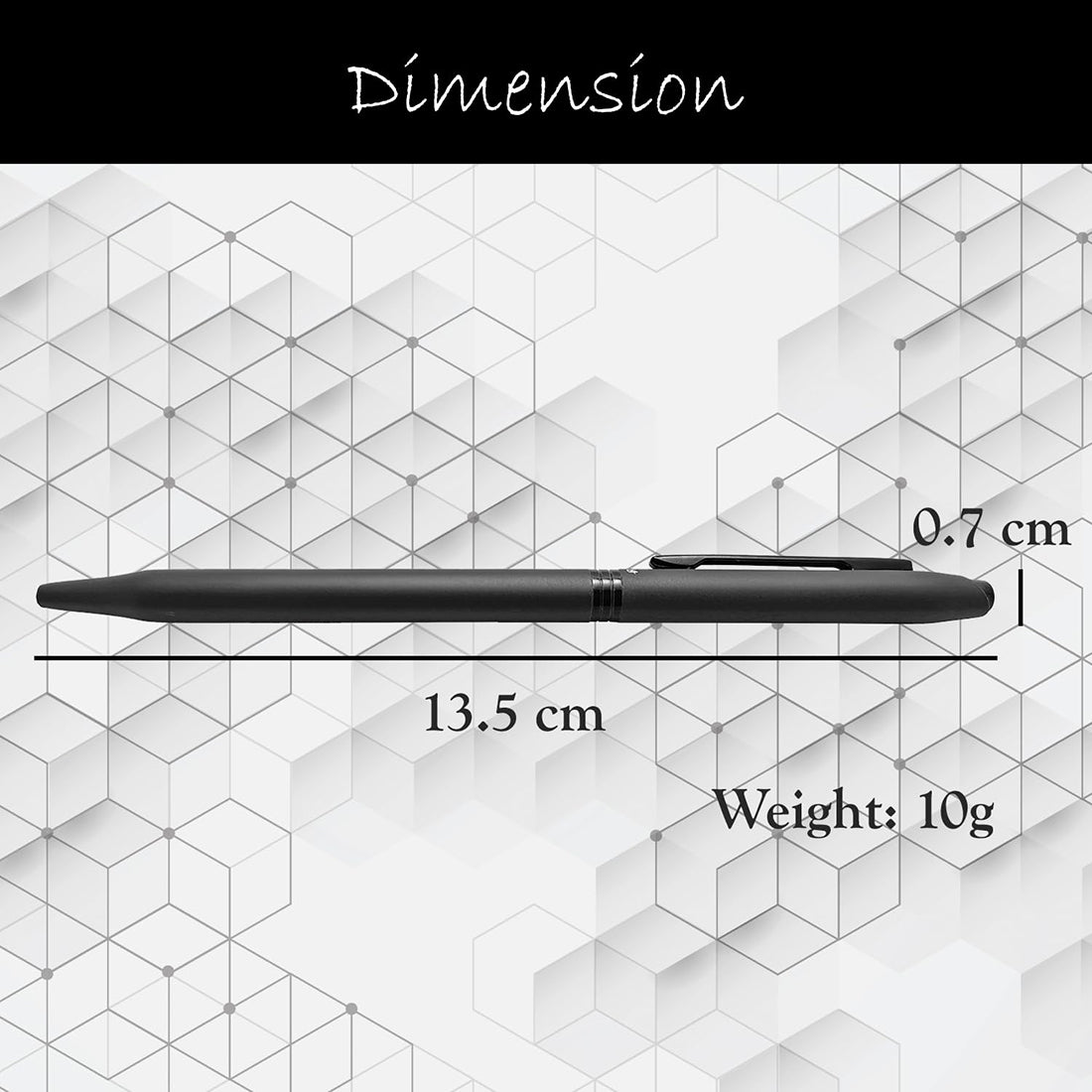 Acuity Slim Ball Point Pen Set - Metal Body with Matte Finish, and Glossy Black Clip – Ink Colour Blue - It Comes in a Pouch - (Set of 2 Pens – Maroon & Black) - 10029