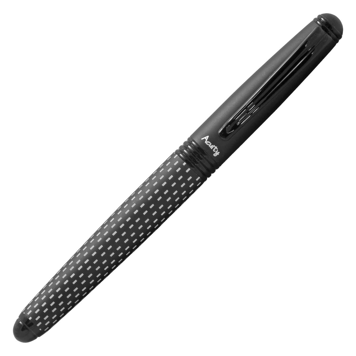 Acuity Roller Gel Pen - Metal Body with Matte Black Finish - It Comes in a Pouch - 10033 Black