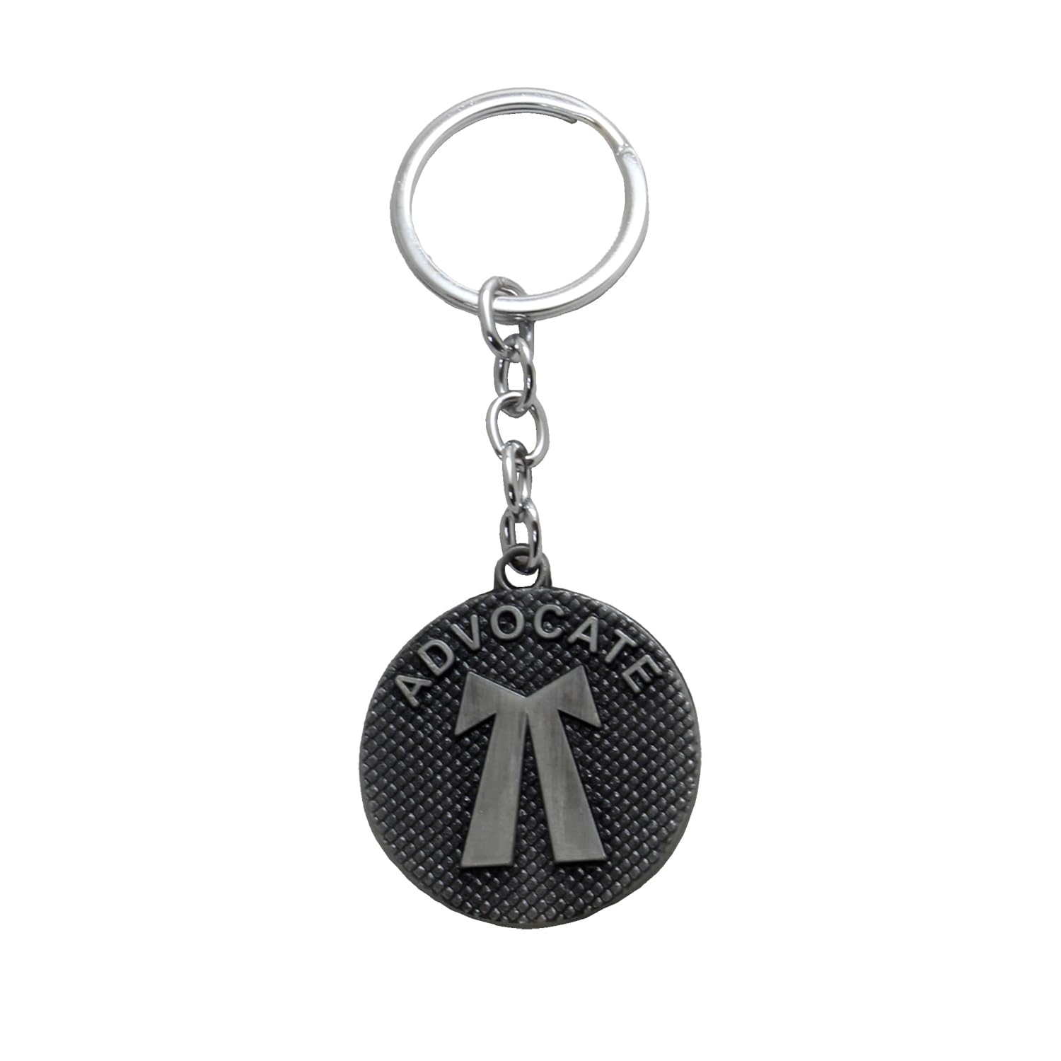 Acuity Metal Advocate Pen and Keychain Gift Set – Matte Black Finish Ballpoint Pen & Lawyer Insignia Keyring with Gift Box – Good Gift for Advocates, Judges, Law Students - 10037 Set