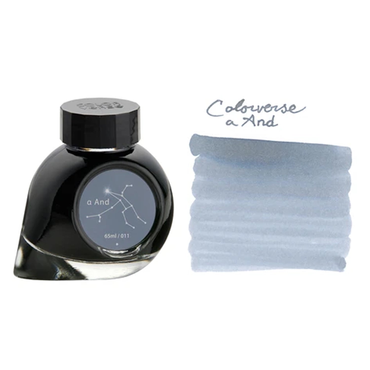 Colorverse | Gray | Fountain Pen Bottled Ink | Project Ink | α And- 65ml.