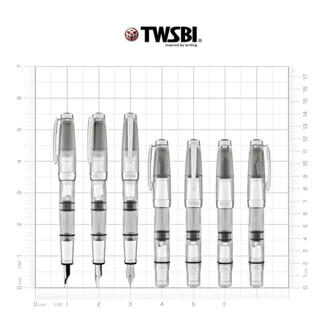 TWSBI | Diamond Mini | Silver Extra | Fountain Pen