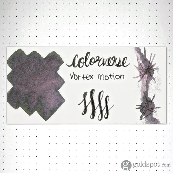 Colorverse | Astrophysics Series | Season 2 | Vortex Motion | Fountain Pen Ink | Black | 65ml and 15ml | 2 Bottle Set