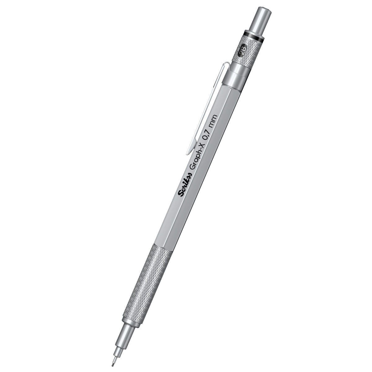 Scrikss Graph-X 0.7mm Mechanical Pencil | Satin Chrome