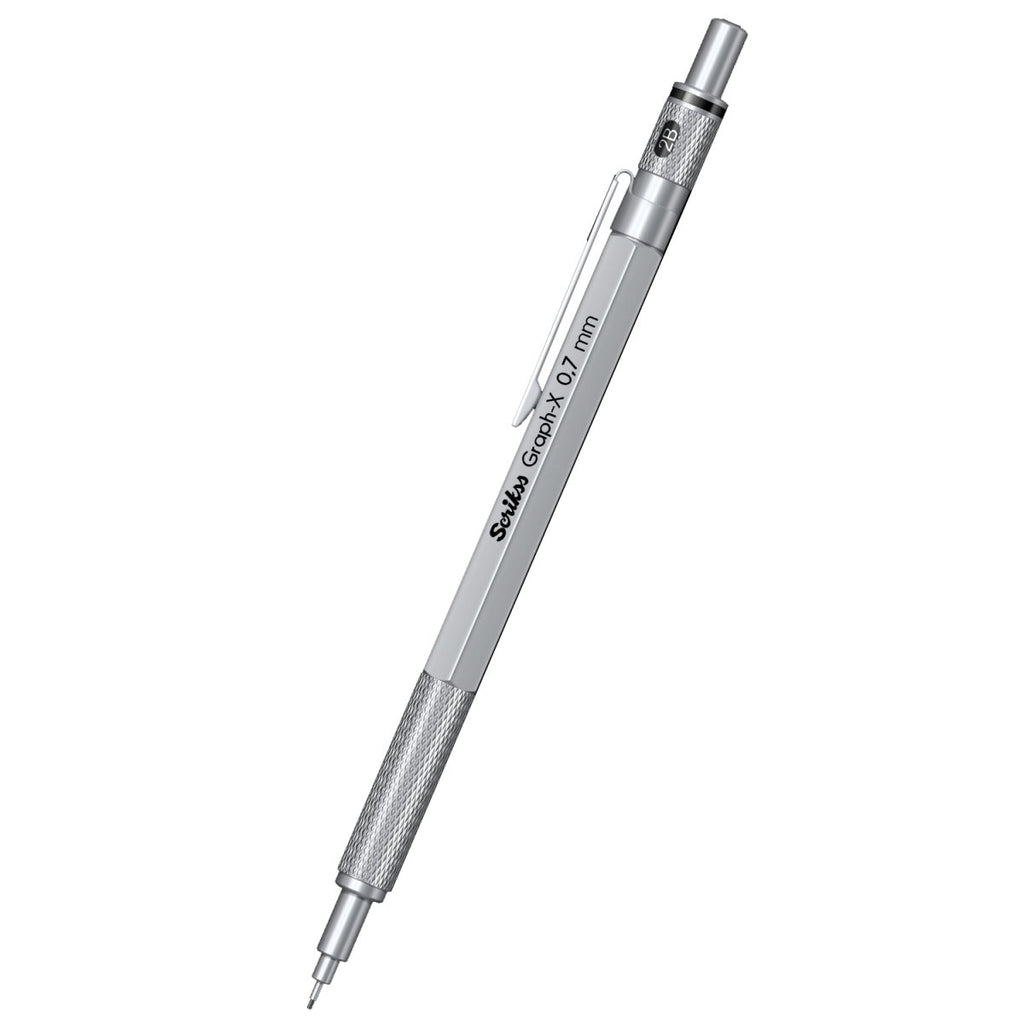 Scrikss Graph-X 0.7mm Mechanical Pencil | Satin Chrome
