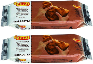 Jovi | European Air-Dry | Modelling Terracotta Clay | Brown | 2 Packet | 250 Grams Each