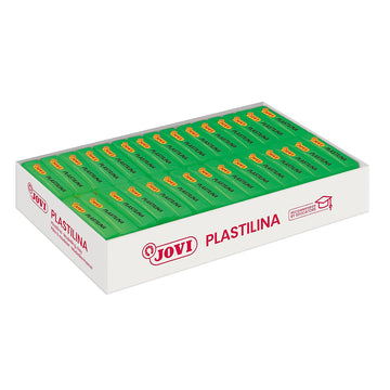 Jovi Plastilina Reusable & Non-Drying Modeling Clay; 30, Light Green