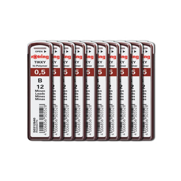Rotring | Tikky | 0.5MM | B Replacement Leads | Pack of 10