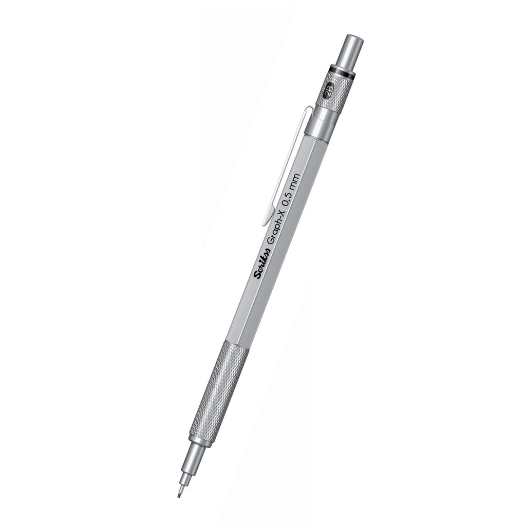 Scrikss | Graph-X | Mechanical Pencil | Satin Chrome | 0.5mm