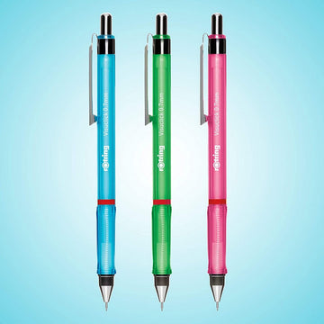 Rotring | Visuclick | Mechanical Pencil | 0.7 mm | Pink, Blue And Green | Pack Of 3