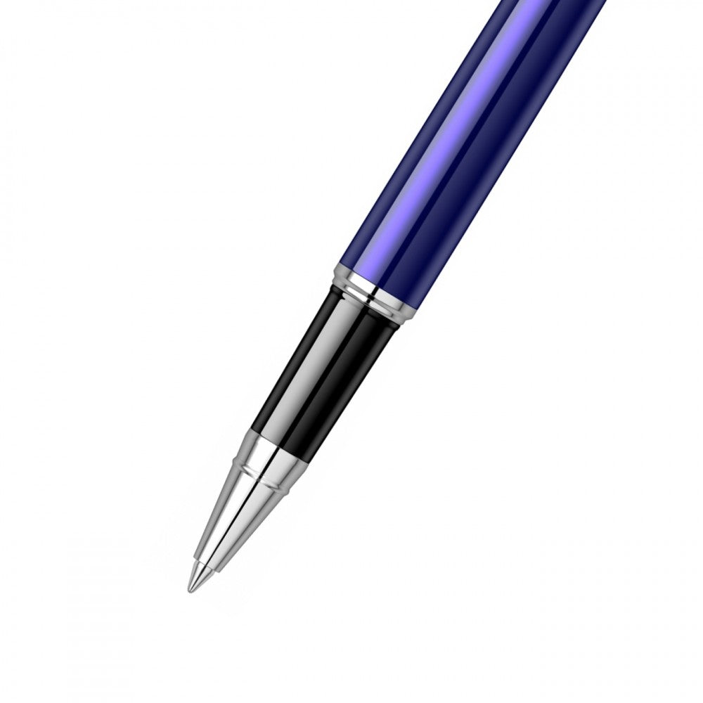 Scrikss Oscar 39 Rollerball Pen | Blue Chrome CT