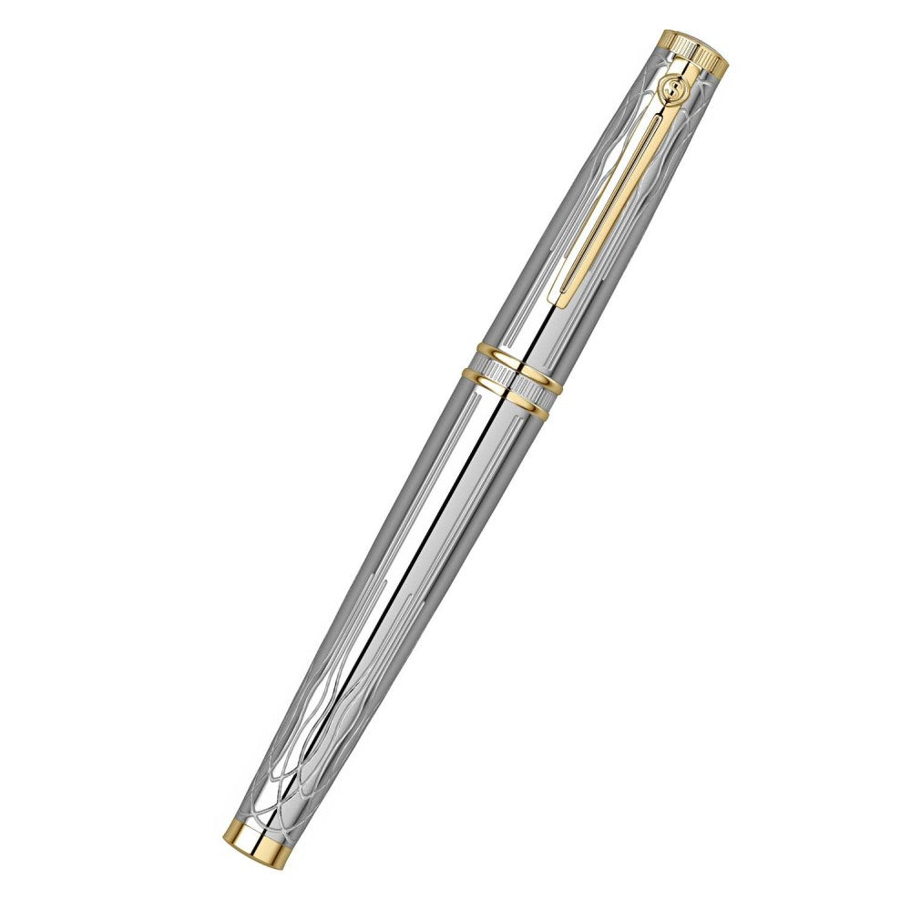 Scrikss | Heritage | Roller Ball Pen | Gold Chrome | 1.0mm