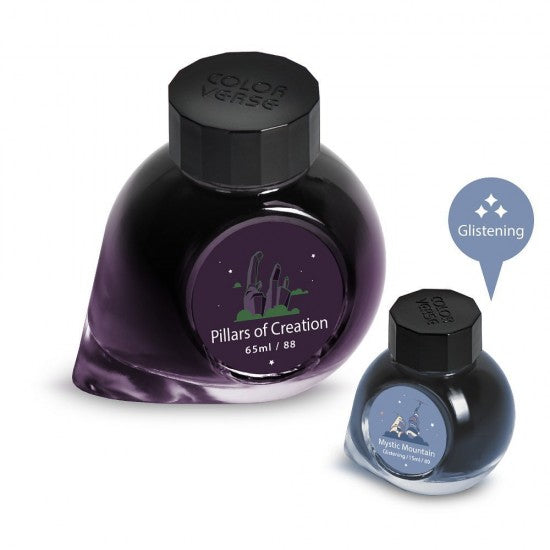 Colorverse Season 7 | Blue | Fountain Pen Ink Bottled | Eye On The Universe | Pillars of Creation & Mystic Mountain Ink Set