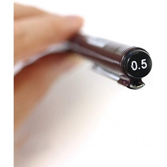 Rotring | Tikky | Graphic Fineliner | Black Pigmented Lightfast | Pack of 12pieces | 0.5mm