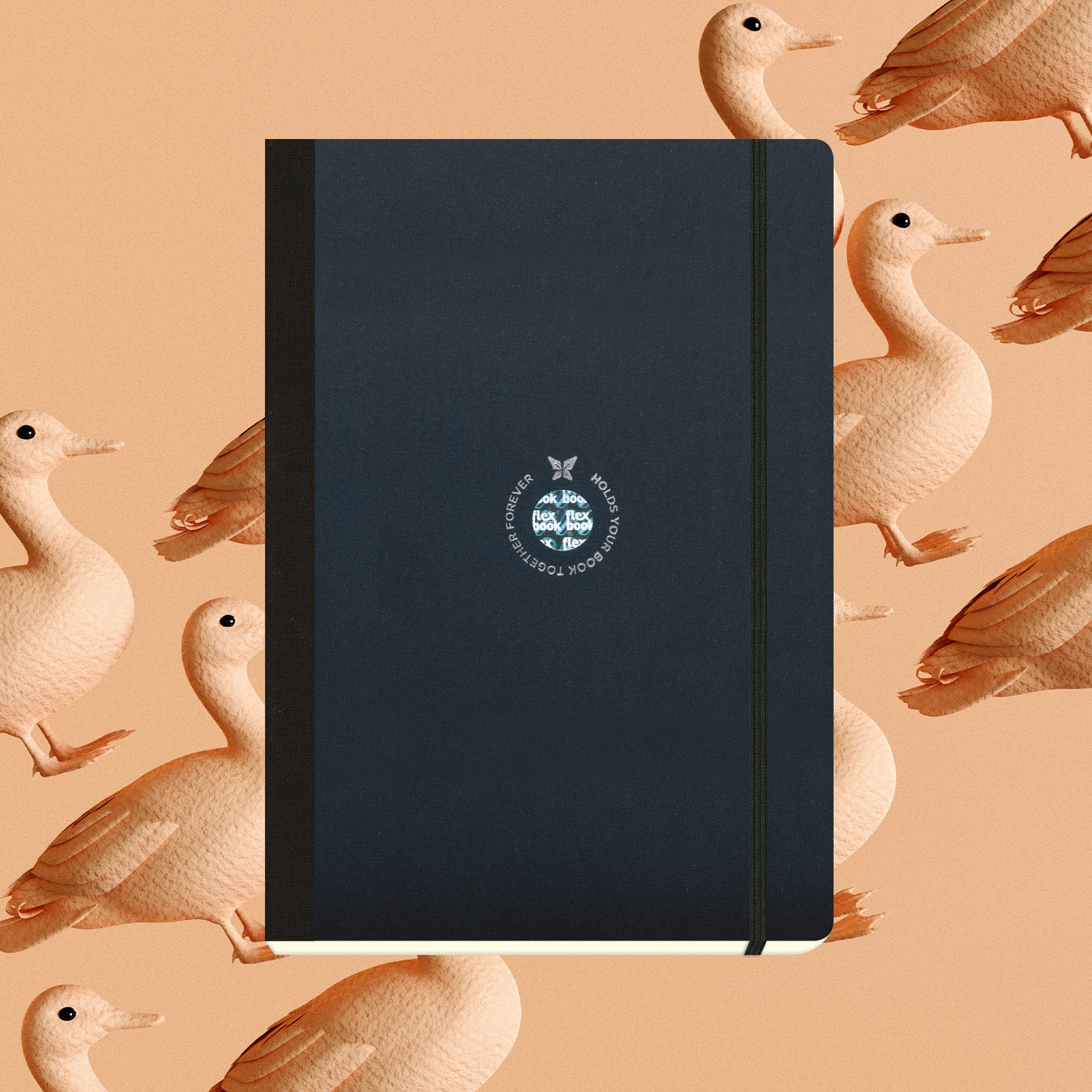 Flexbook | Plain | Large B5 Size Notebook | Black | Flex Global