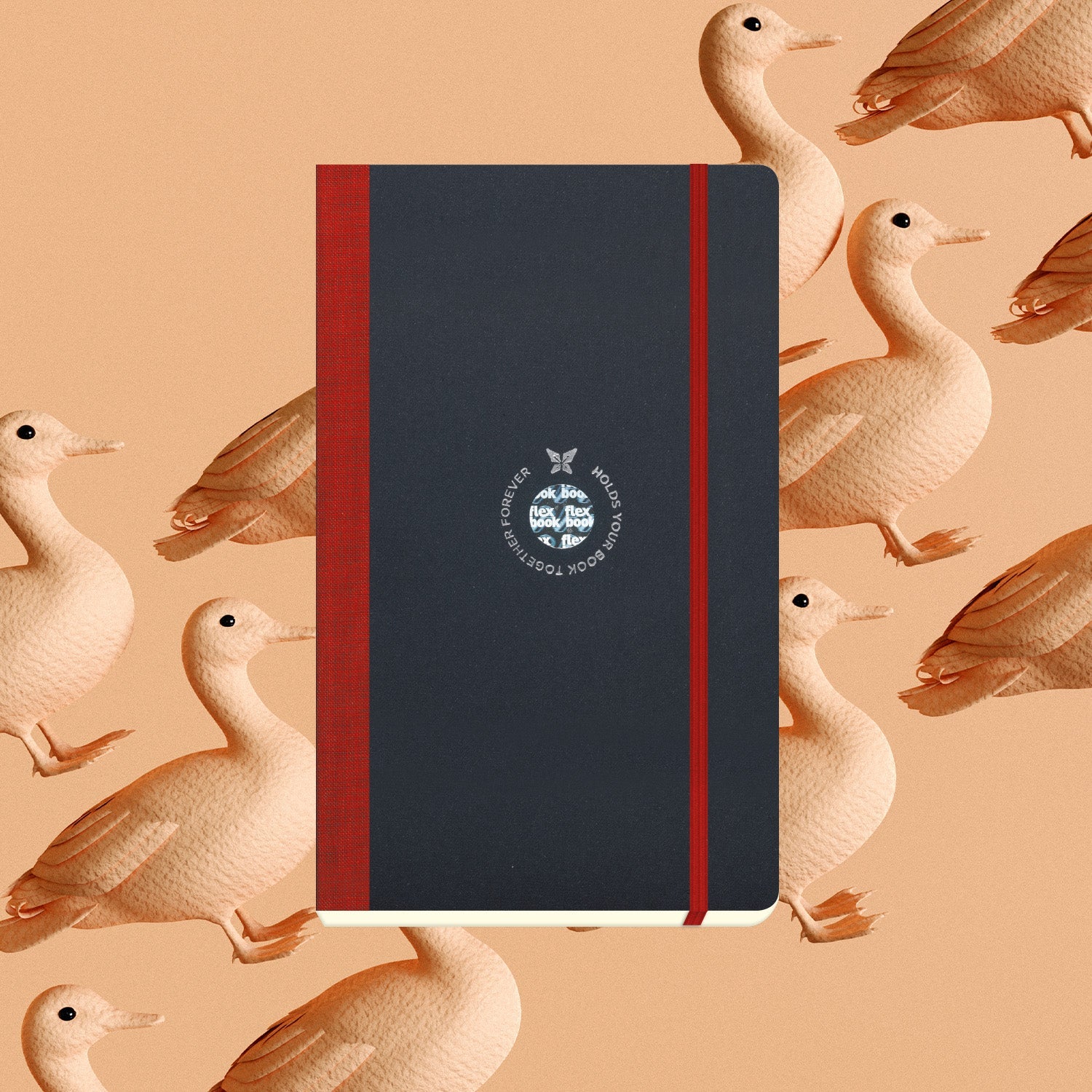 Flexbook | Ruled | Medium A5 Size Notebook | Red | Flex Global