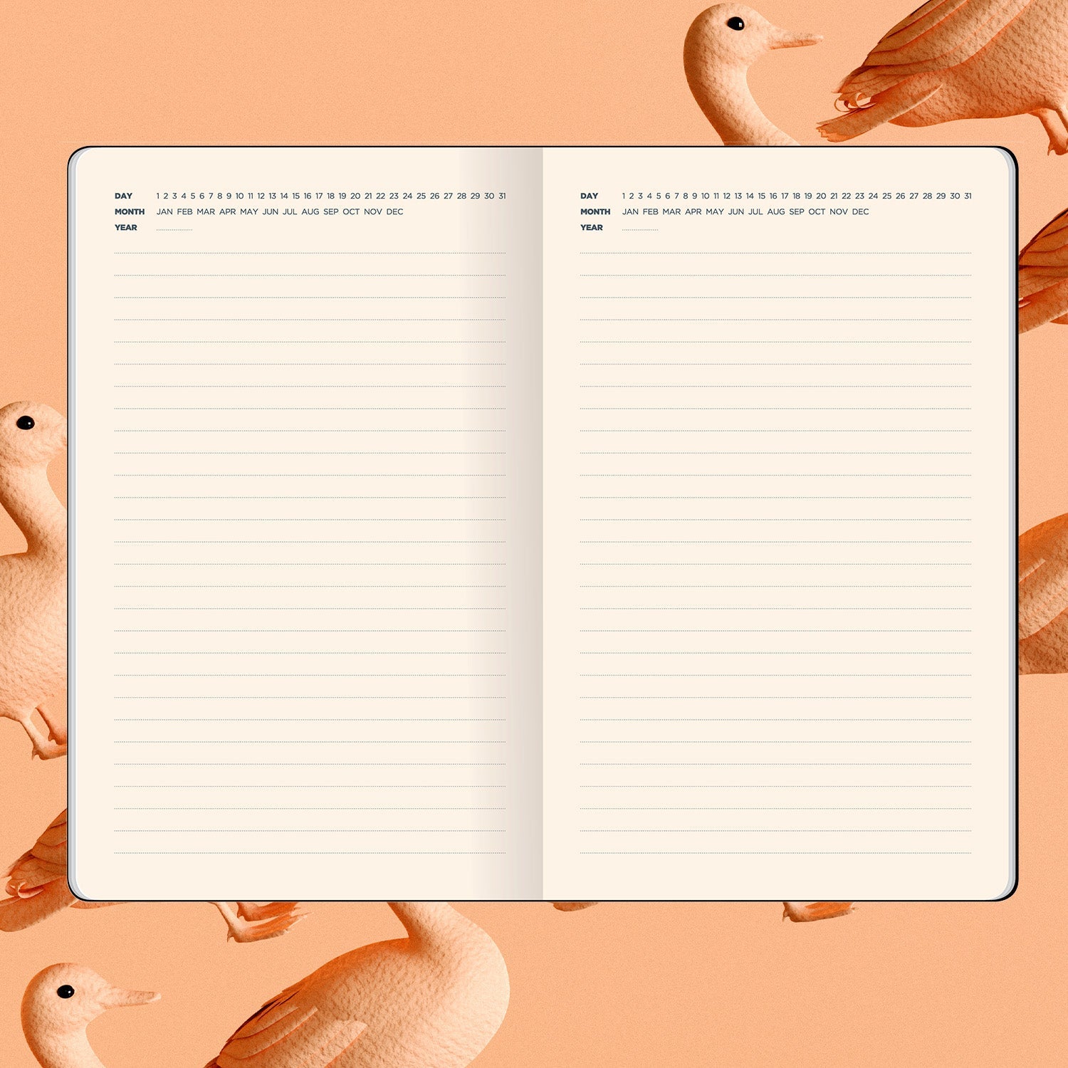 Flexbook | Open Date | Large B5 Size Planner | Black | Flex Global