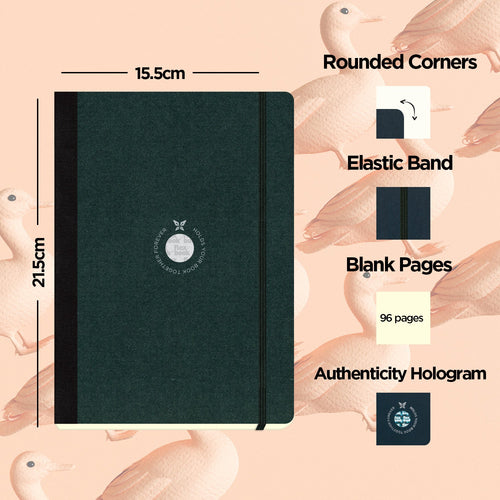 Flexbook | Blank | Medium A5 Size Sketchbook | Black | Flex Global Sketchbook