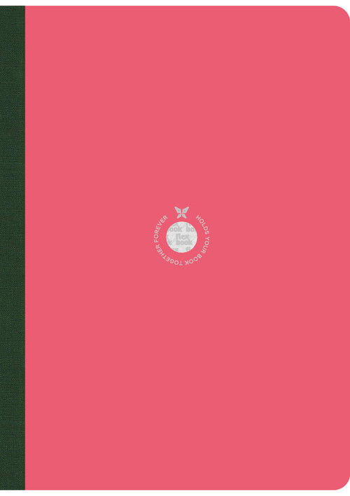 Flexbook | Ruled | Large A4 Size Notebook | Pink | Smartbook