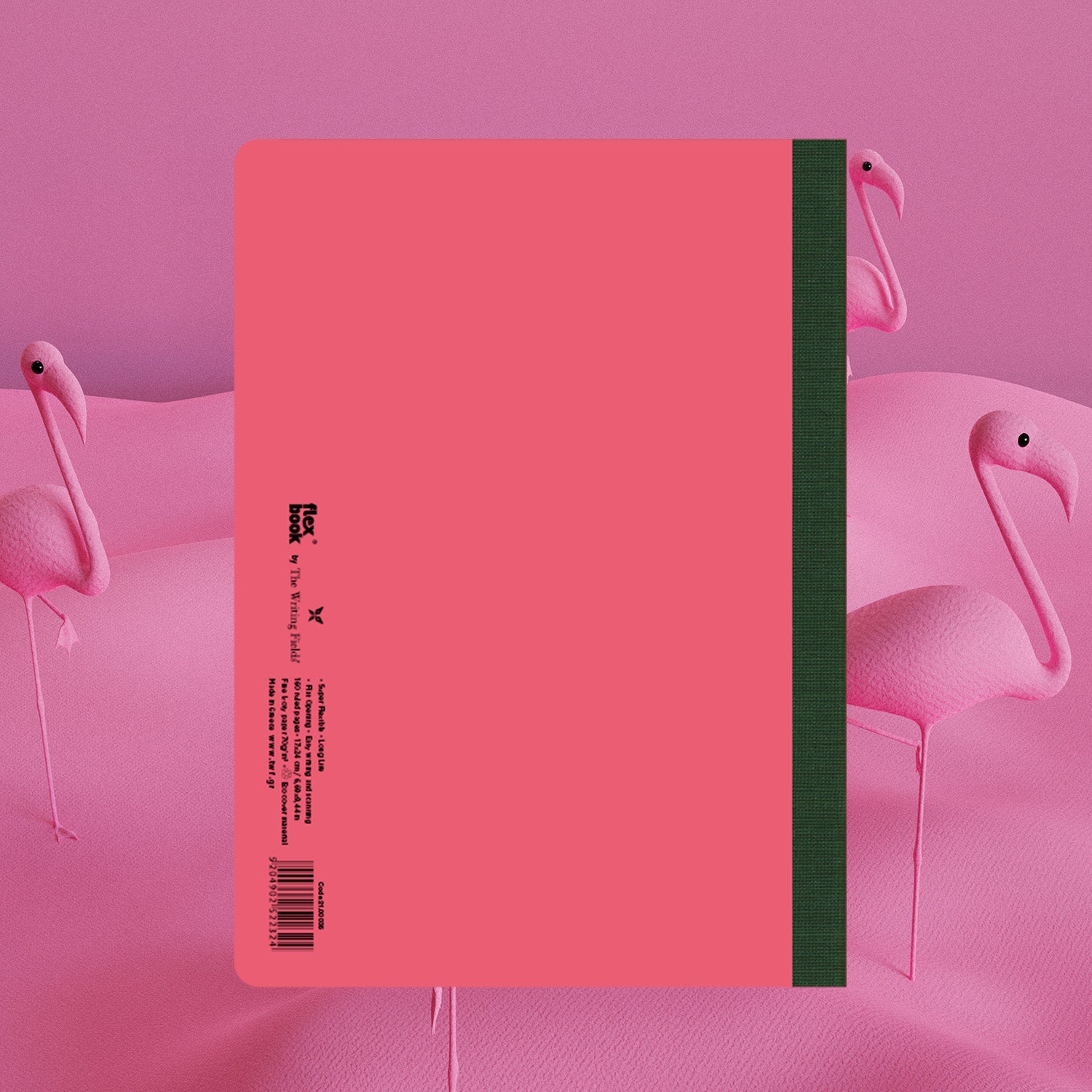 Flexbook | Ruled | Large A4 Size Notebook | Pink | Smartbook