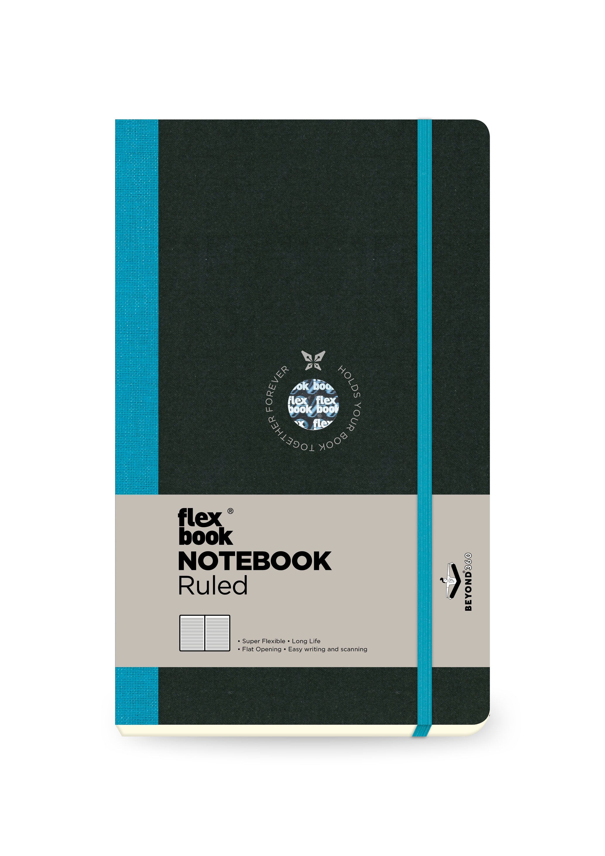 Flexbook | Ruled | Medium A5 Size Notebook | Turquoise | Flex Global
